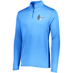 Blue long sleeve shirt with EICSD logo