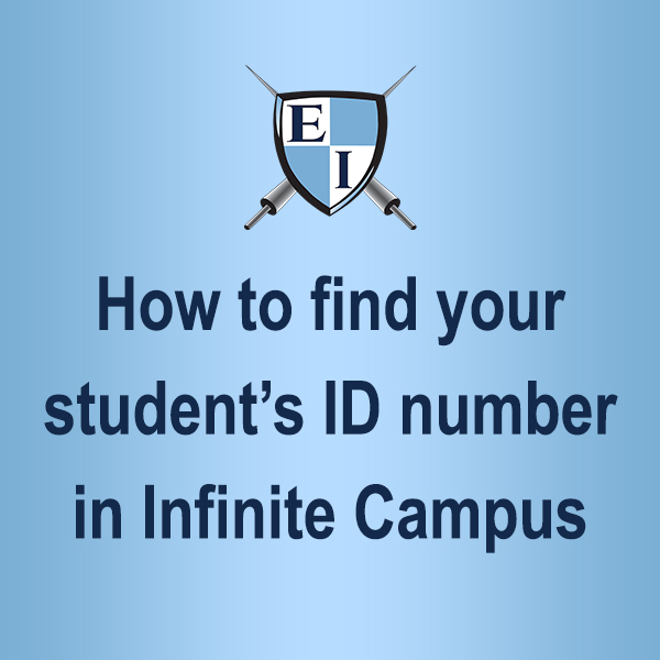 How to find your student’s ID number in Infinite Campus