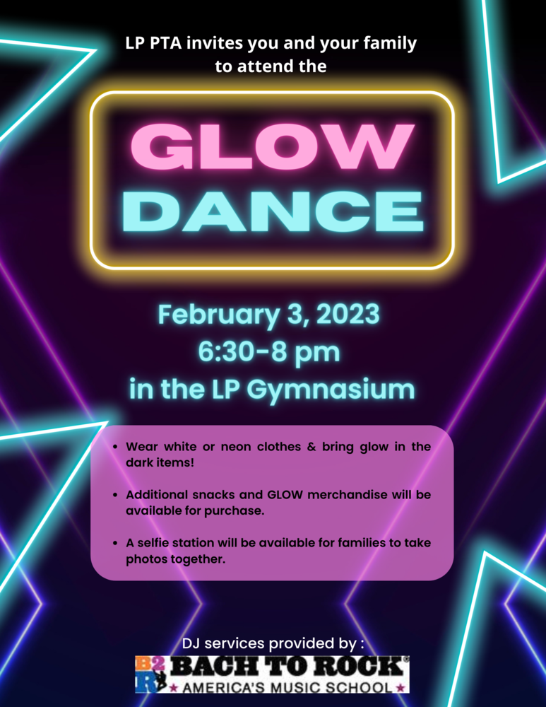 PTA Glow Dance Feb. 3