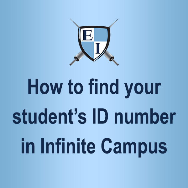 How to find your student’s ID number in Infinite Campus