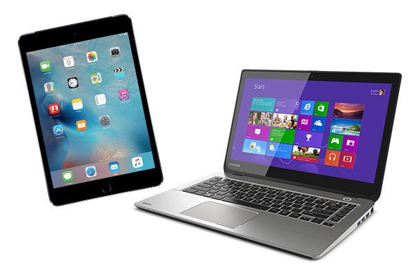 iPad and Laptop