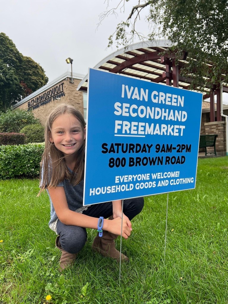 Secondhand Free Market, September 10, 9am-2pm, Ivan Green School