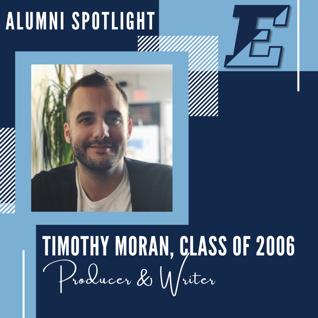 Alumni Spotlight, Timothy Moran, Class of 2006, Producer & Writer