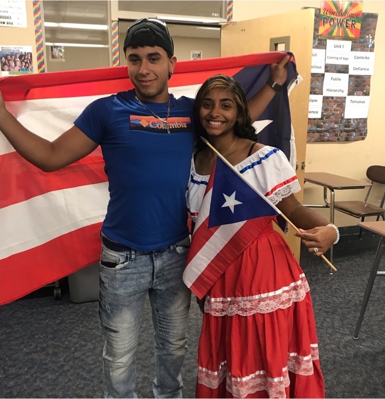 students dressing to represent their culture 