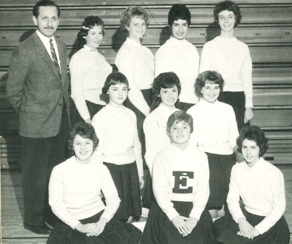 1962 Lancerettes team yearbook photo