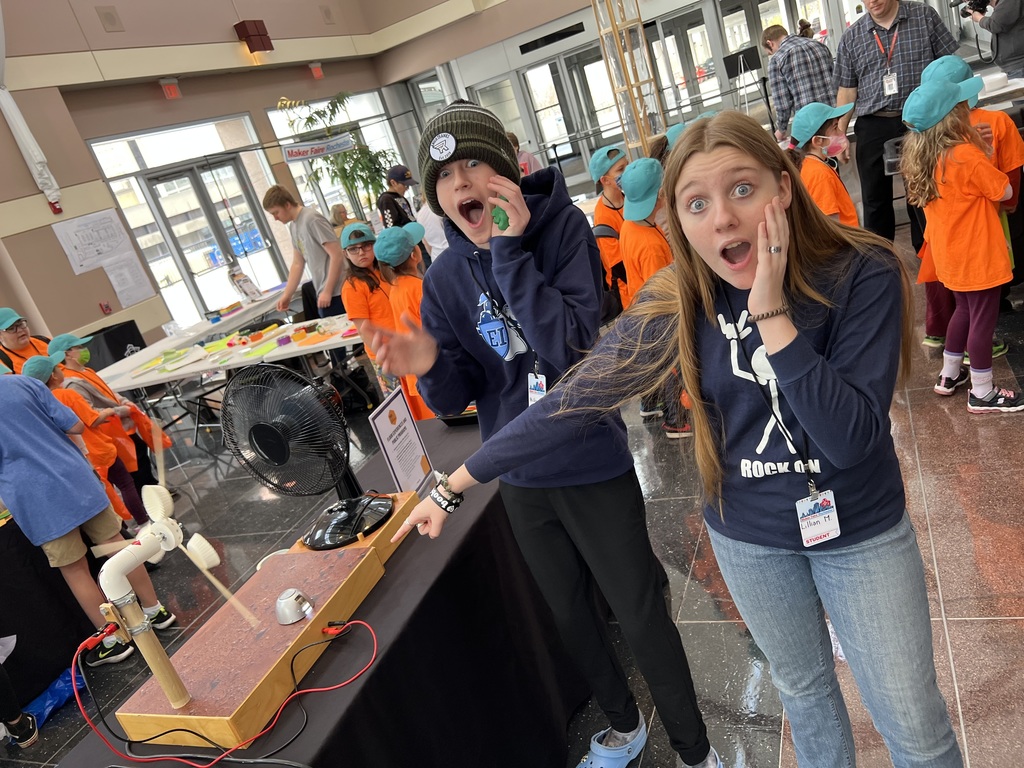 Students at Makers Faire