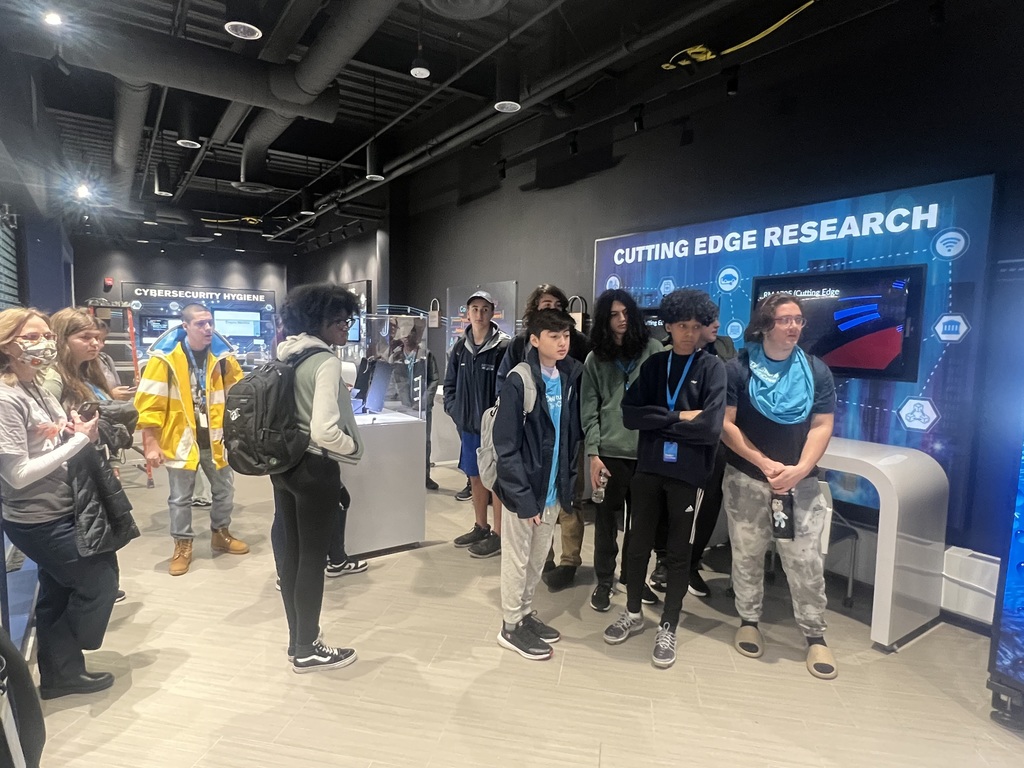 Students visiting RIT's Cyber Security Program