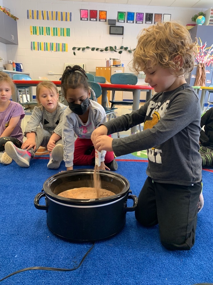 students making hot chocolate