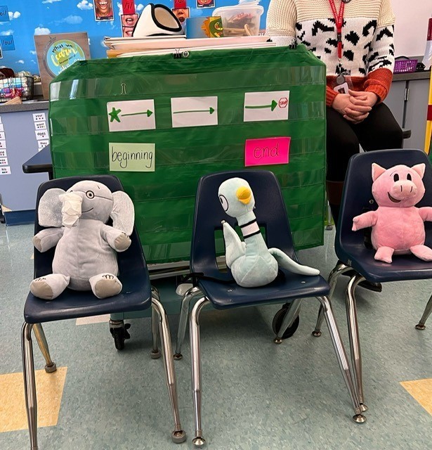 Piggie, Gerald, and Pigeon walked into the reading room... #IGAchieves