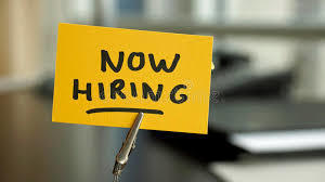 picture of now hiring sign