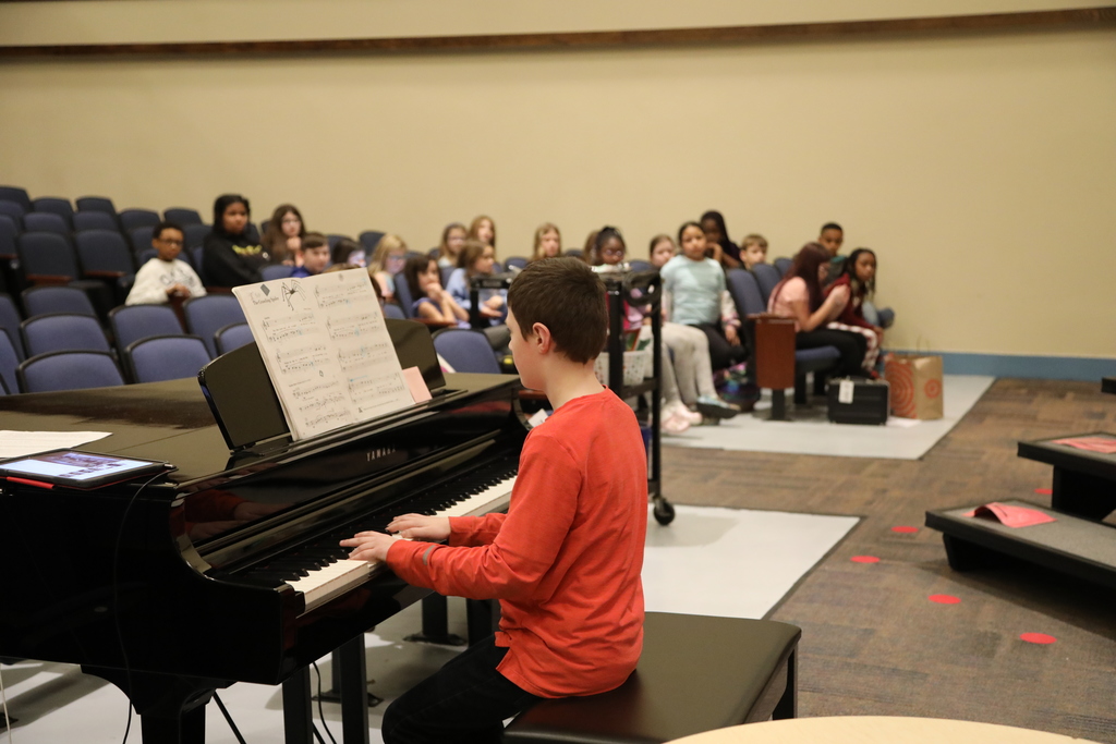 students performing