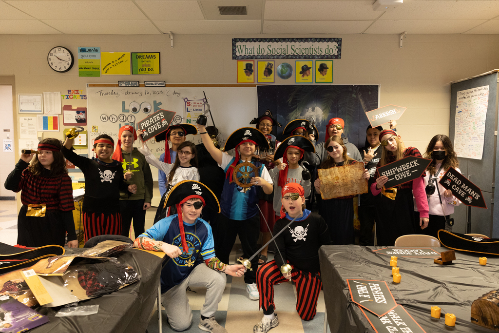 Students dressed as pirates