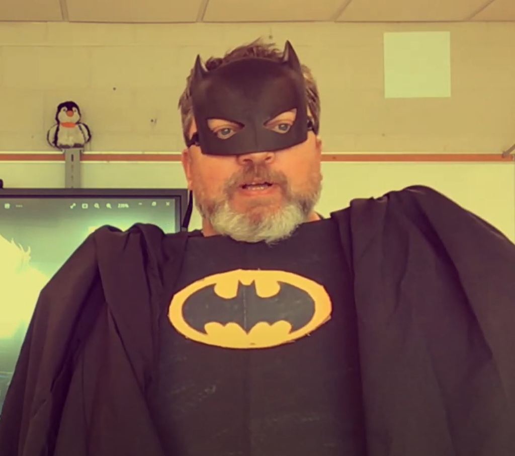 Mr. DeJohn as Batman