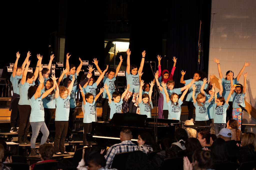 Students performing